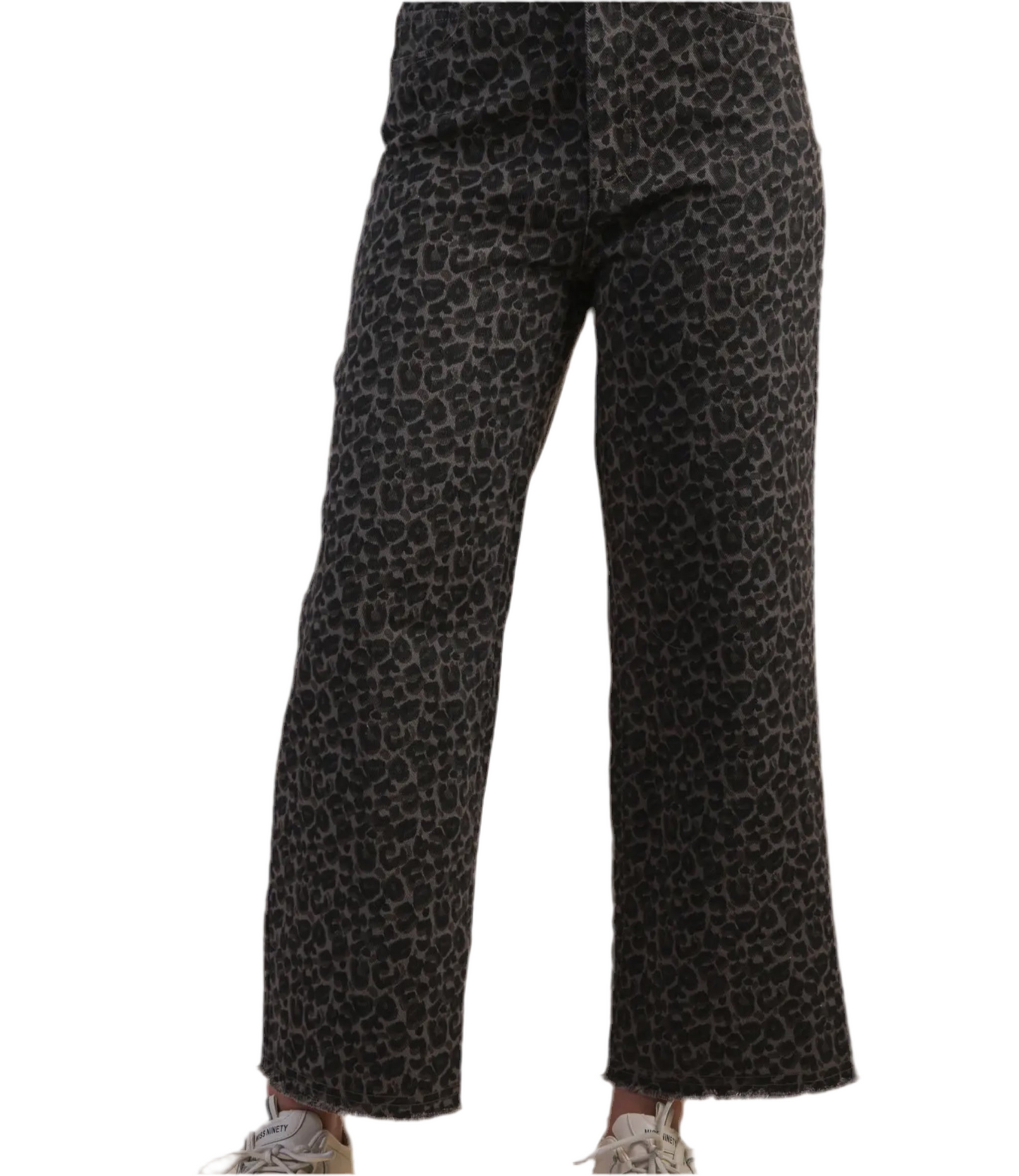 LEOPARD MARINE STRAIGHT PANT