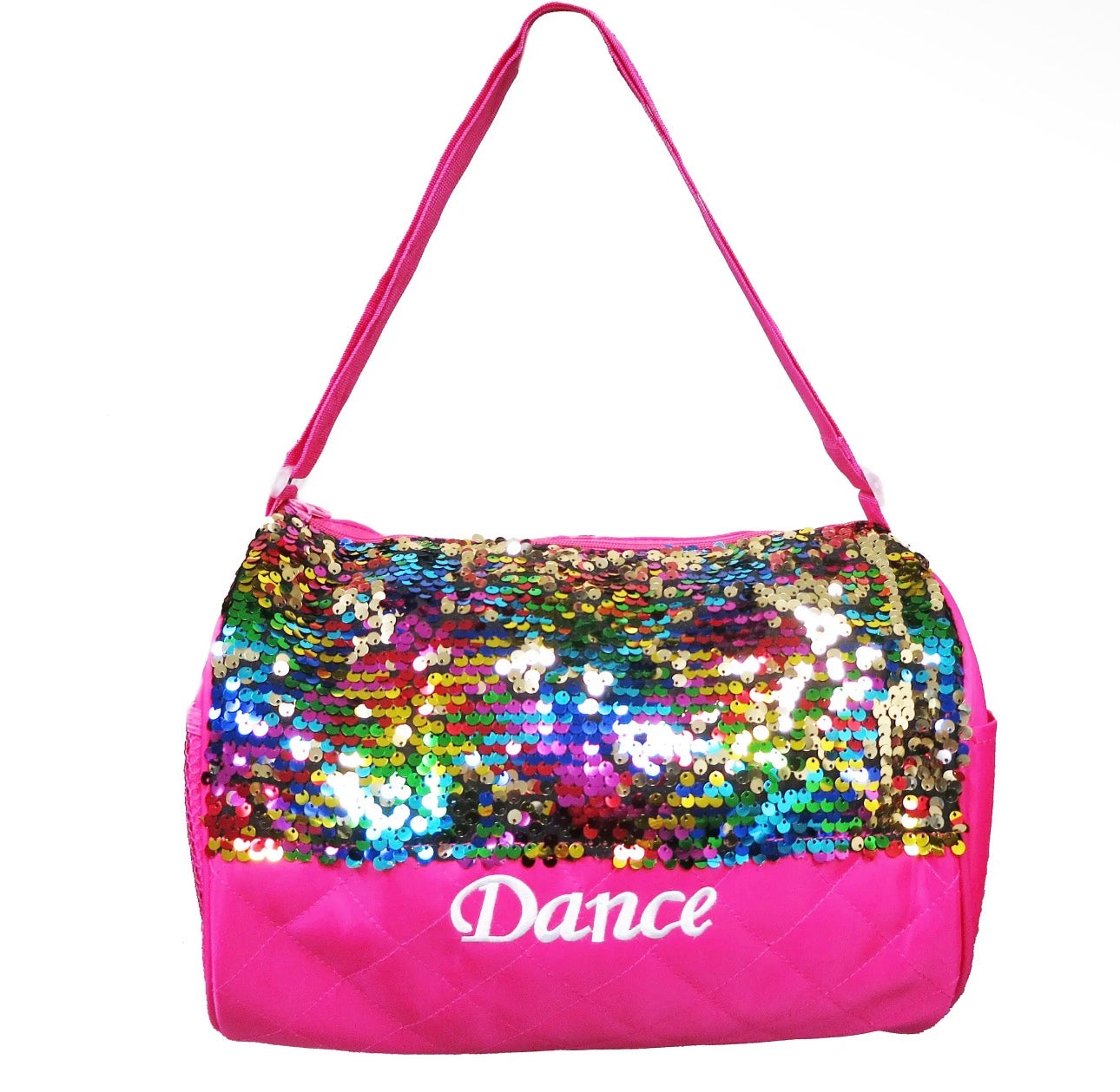 HOT PINK SEQUIN DANCE BAG