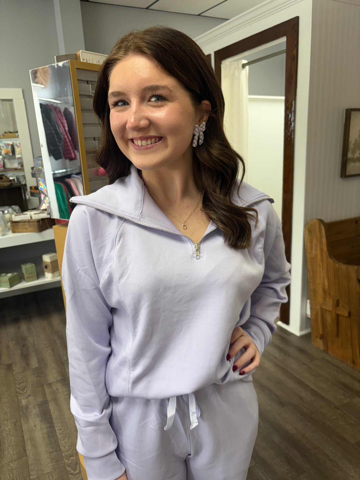 JOGGER SCUBA SET: PURPLE WISTERIA