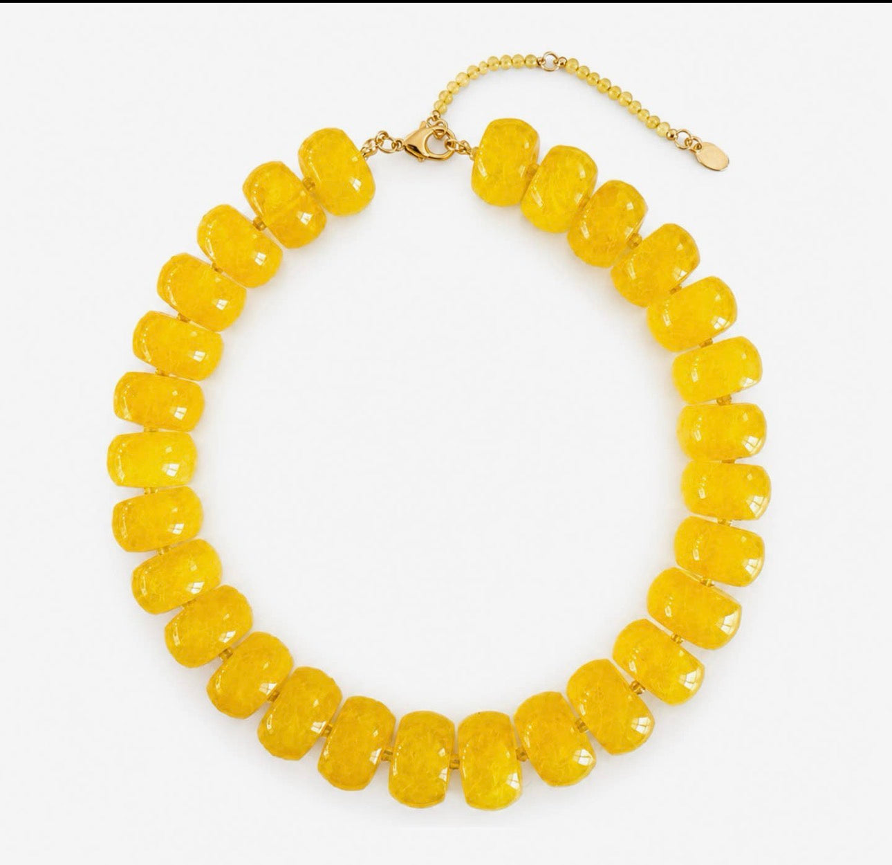 CHINKY RESIN & NATURAL STONE NECKLACE
