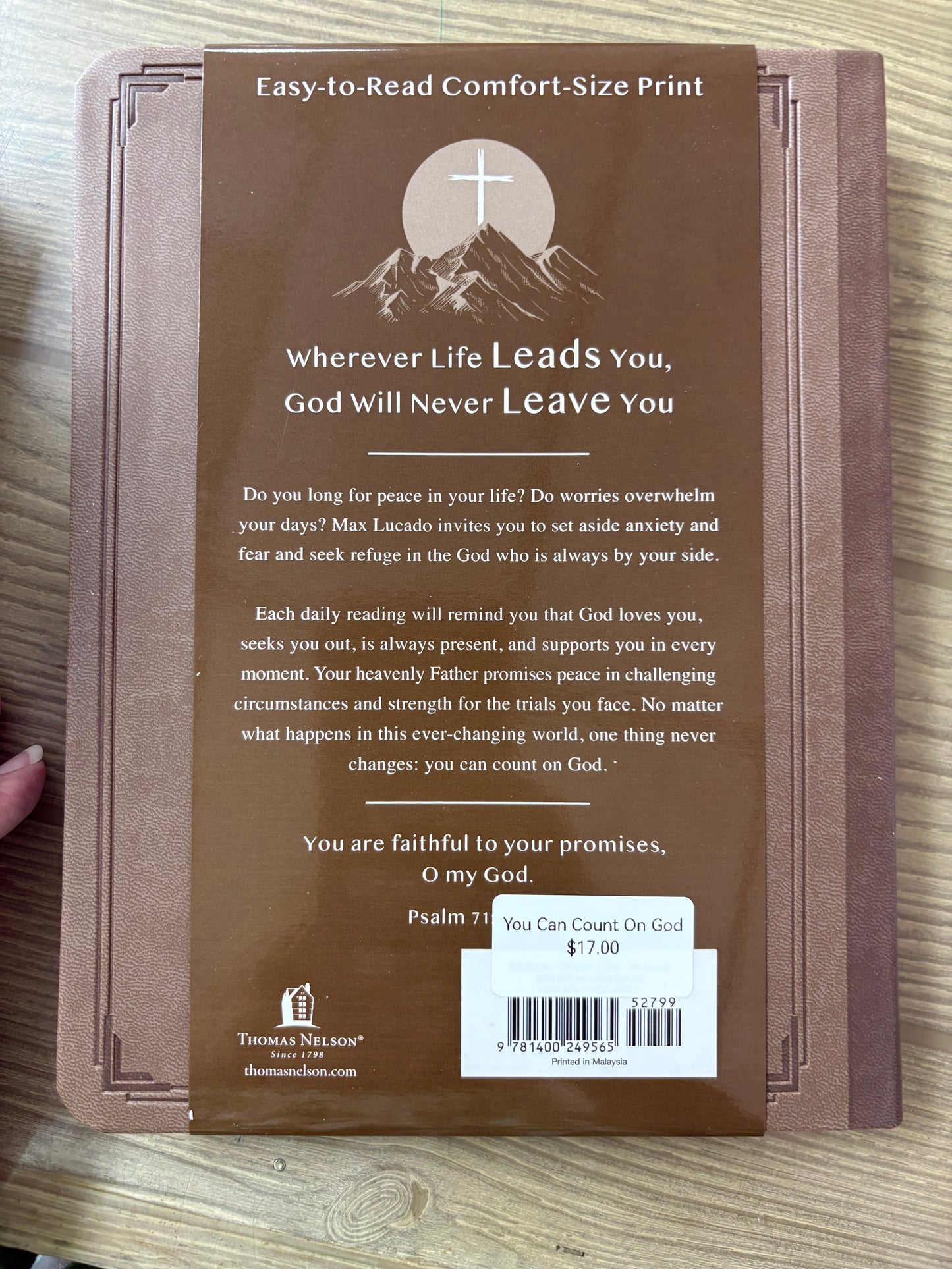 MAX LUCADO YOU CAN COUNT ON GOD