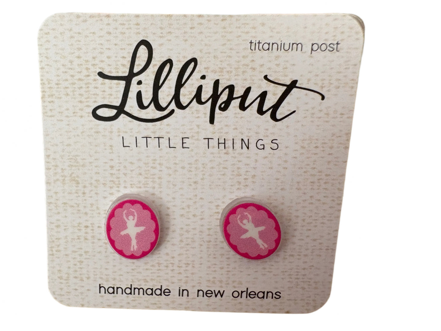 EARRINGS-BALLERINA CAMEO