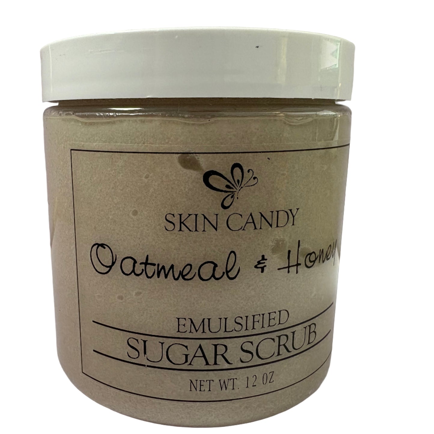 EMUSSIFIED SUGAR SCRUB: OATMMEAL & HONEY