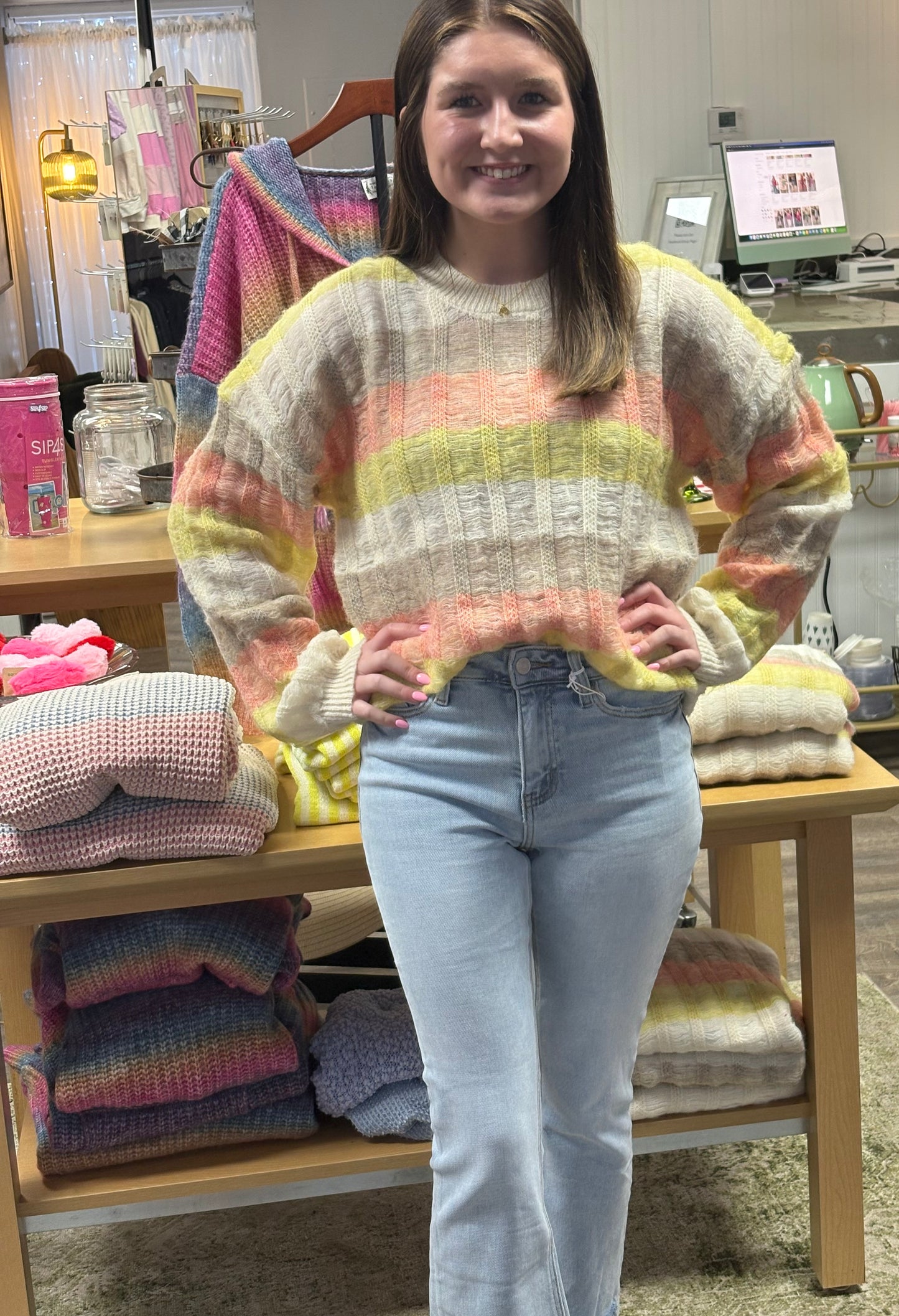 MULTI PASTEL SWEATER
