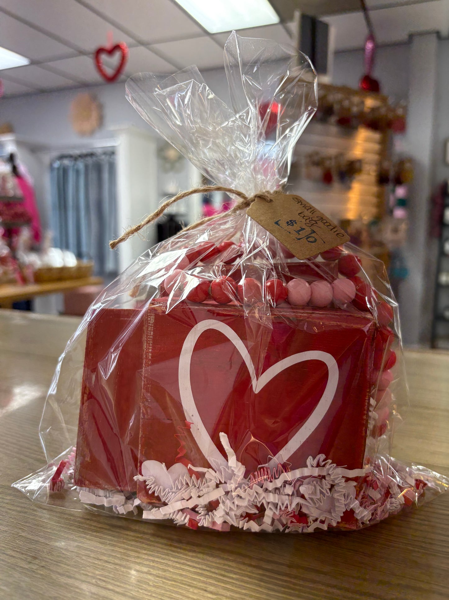 VALENTINE WOODEN GIFT BAG