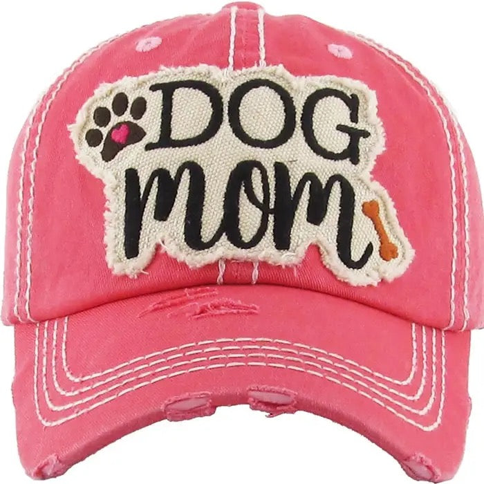 VINTAGE CAP: "DOG MOM"