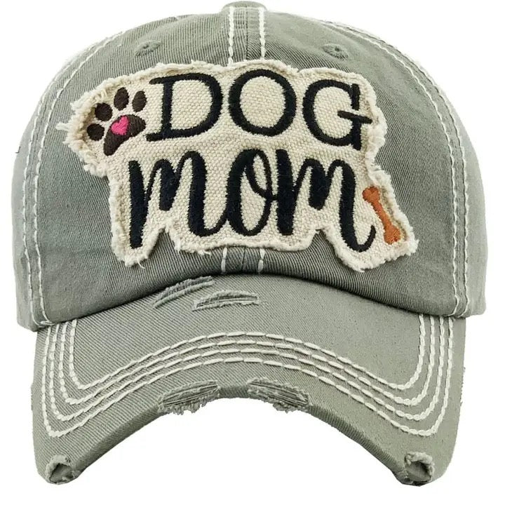 VINTAGE CAP: "DOG MOM"