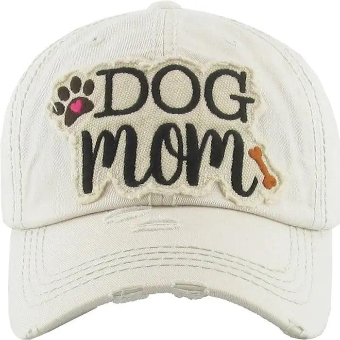 VINTAGE CAP: "DOG MOM"