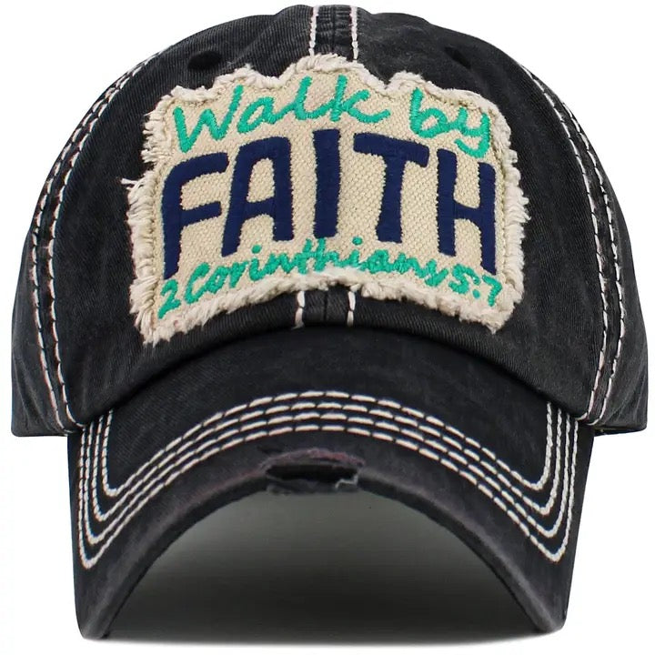 VINTAGE CAP: "WALK BY FAITH"