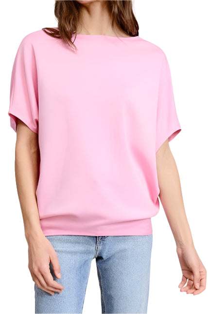 SHORT SLEEVE DOLMAN TOP
