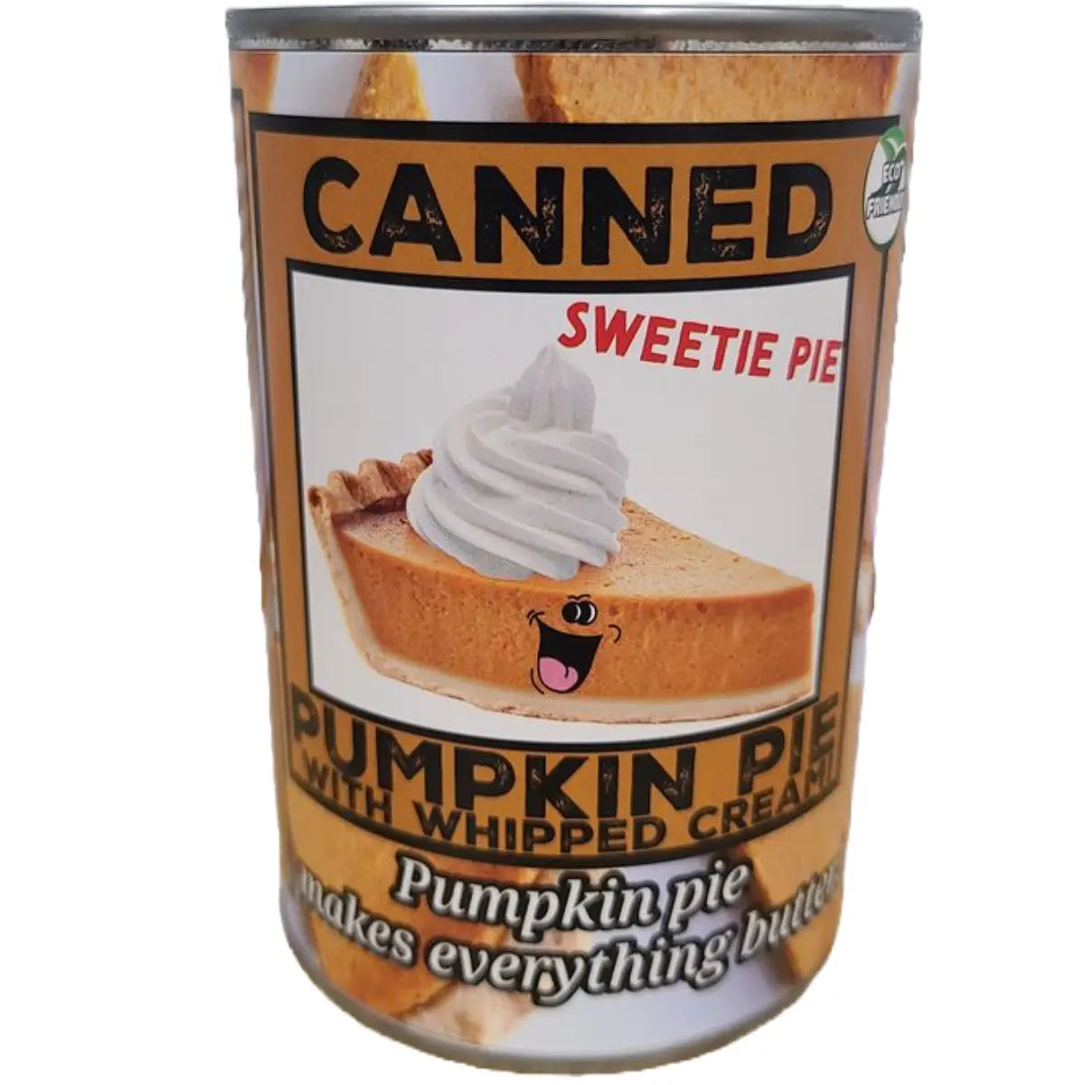 CANNED PUMPKIN PIE WITH WHIPPED CREAM