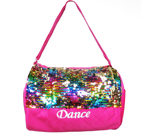 HOT PINK  SEQUIN DANCE BAG