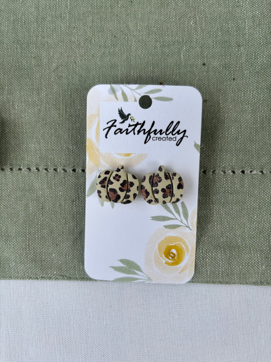 EARRINGS: LEOPARD
