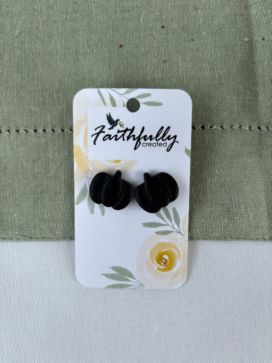 EARRINGS:MIDNIGHT PUMPKINS