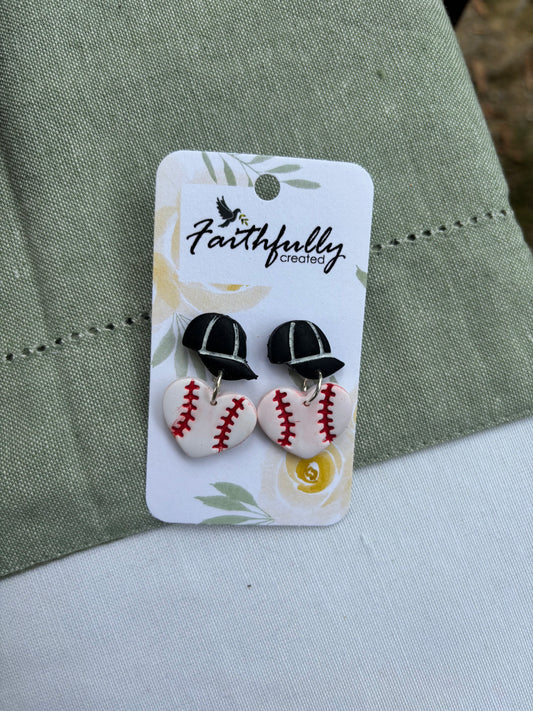 EARRINGS:FOR THE LOVE OF BASEBALL