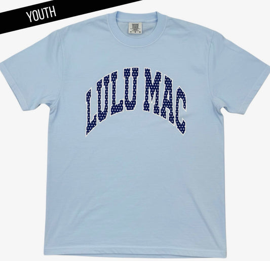LULU MAC DOT CHAMBRAY TEE
