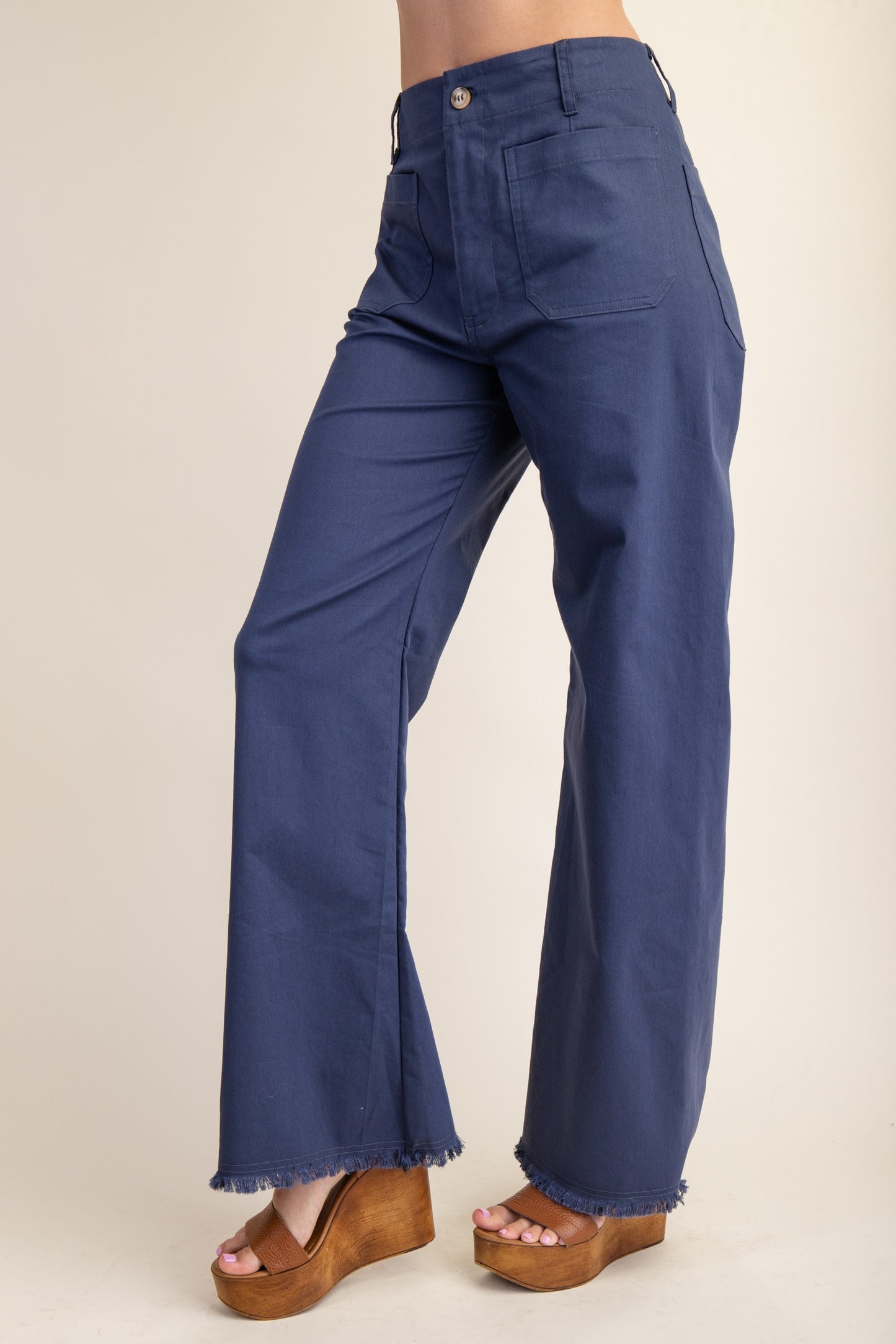 HIGH WAISTED FLARE LEG PANT