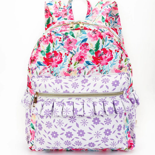 BACKPACK: HOT PINK FLORAL