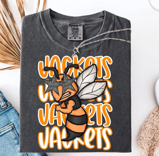 YELLOW JACKET ASH BLACK