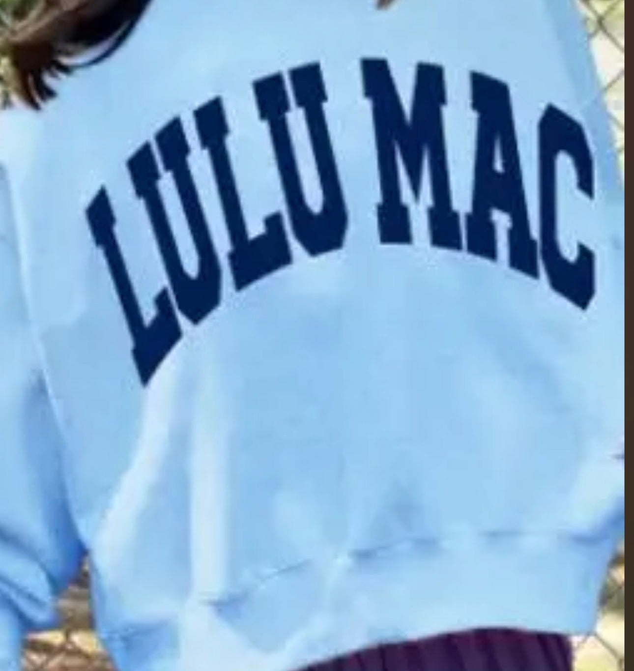 LULU MAC BABY BLUE PUFF