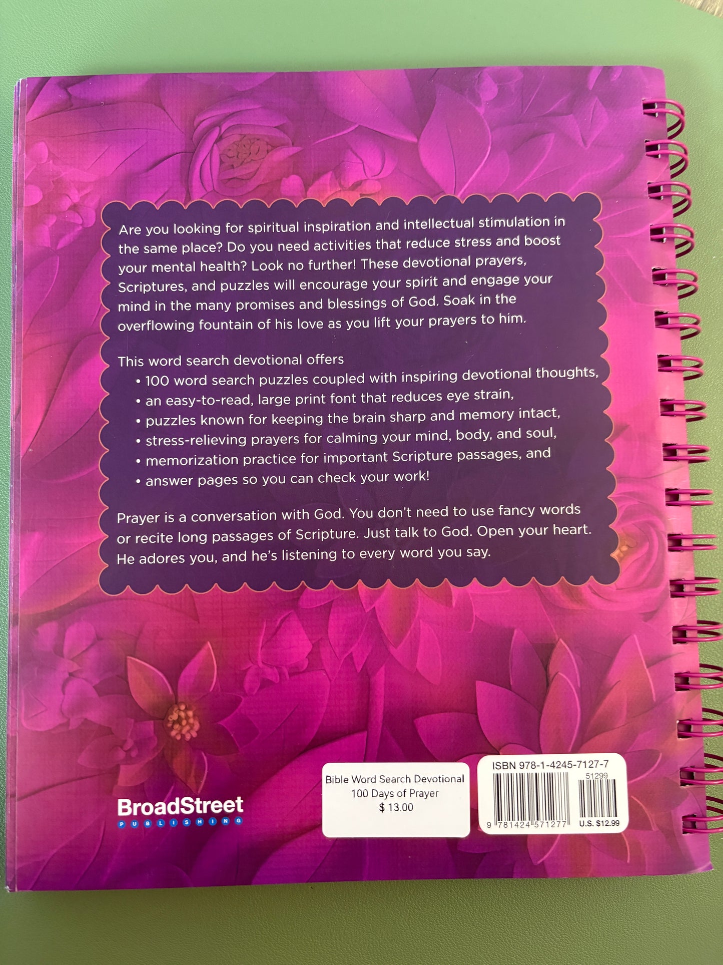 LARGE PRINT BIBLE WORD SEARCH DEVOTIONAL