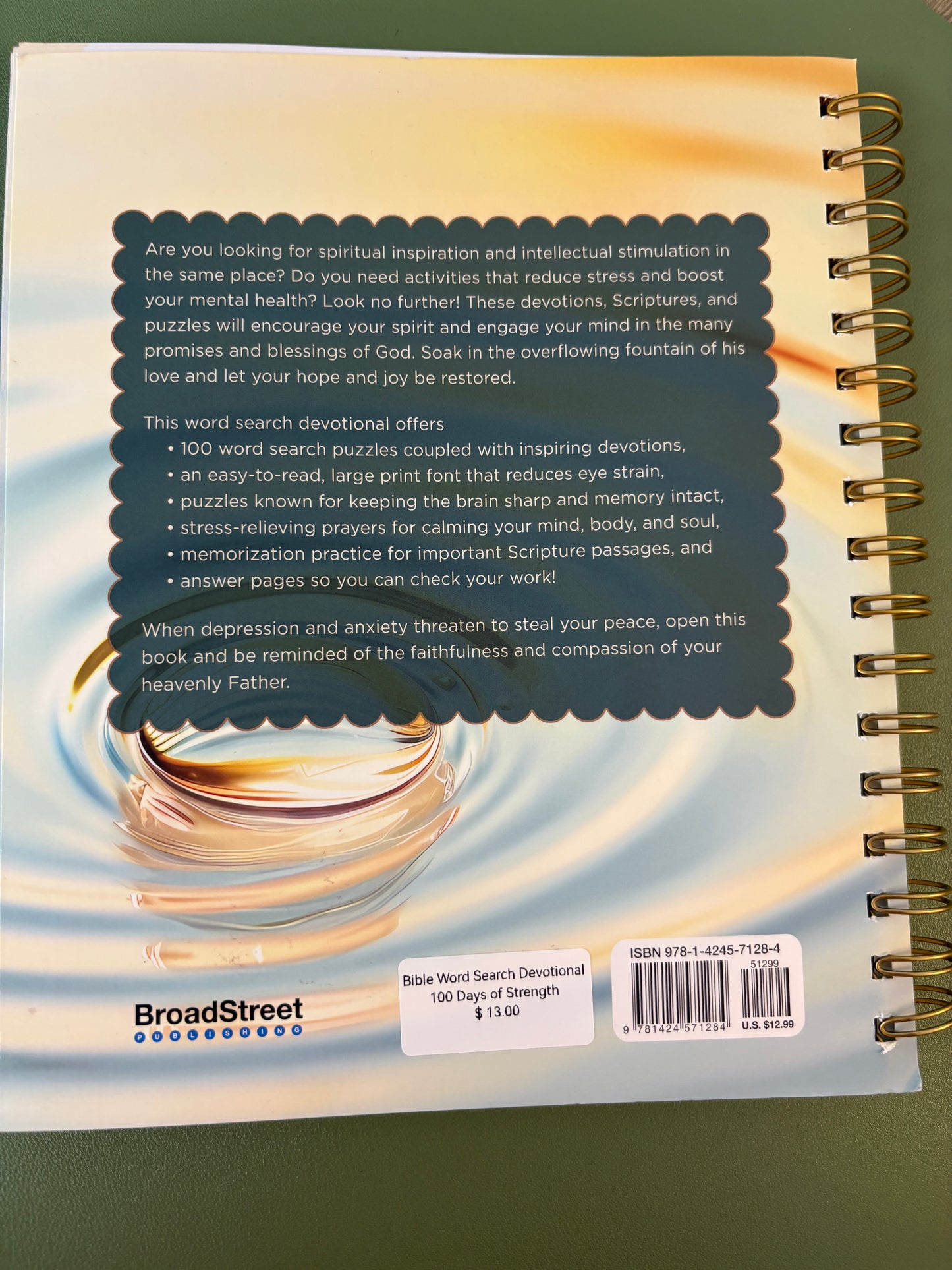 LARGE PRINT WORD SEARCH DEVOTIONAL