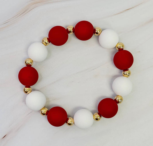 RED & WHITE CHAMPION BRACELET