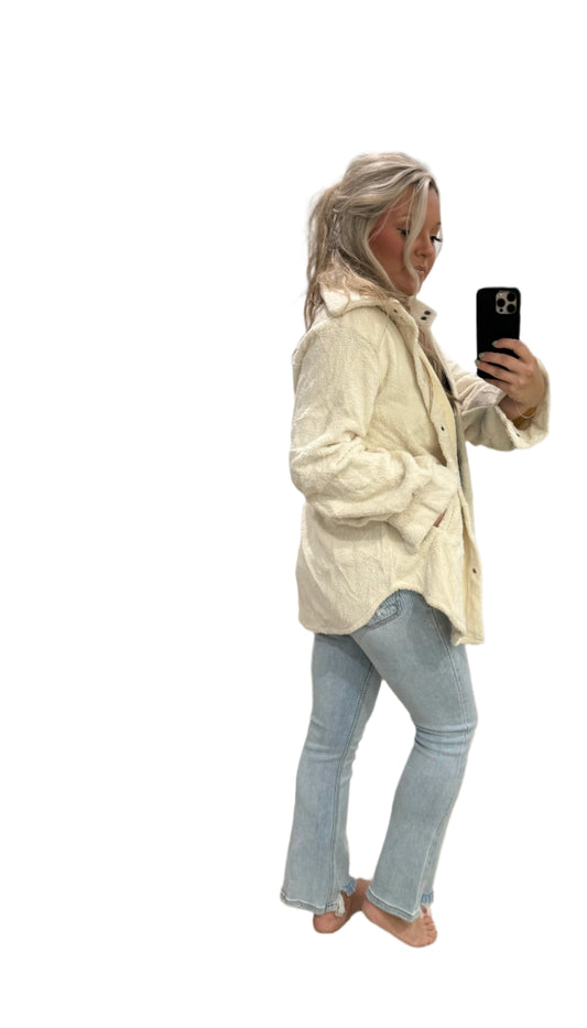 THE LOVE SHACKET  JACKET, IVORY