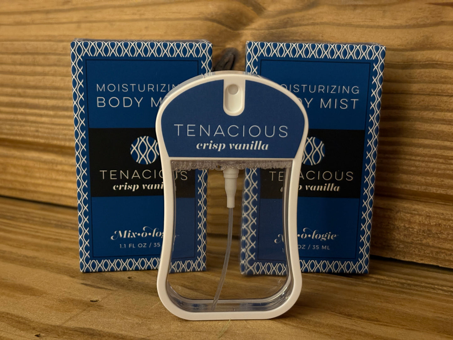 MOISTURIZING BODY MIST "TENACIOUS"  (Crisp Vanilla)