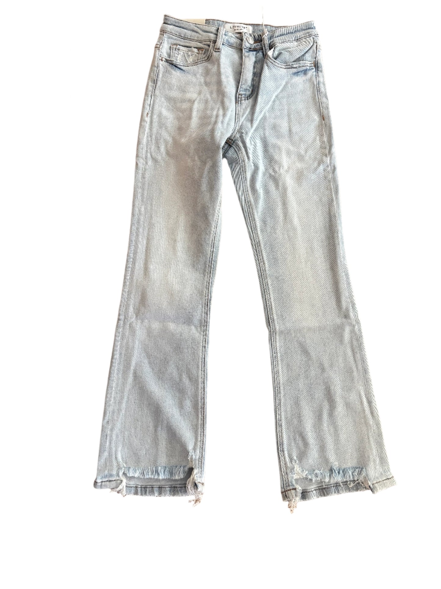 LOVERVET- RISE KICK FLARE JEANS