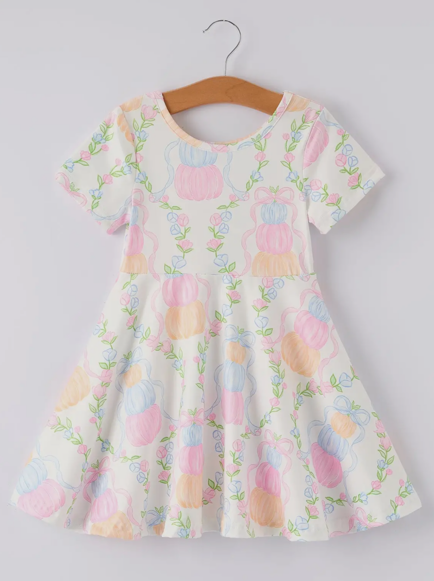 PUMPKIN BOW DRESS