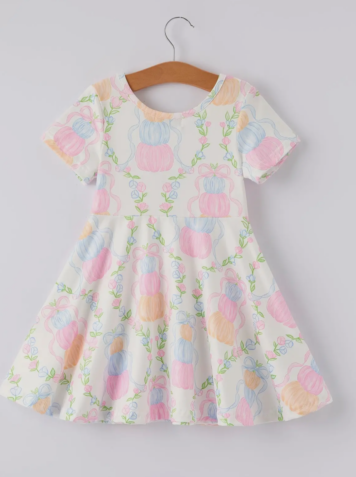 PUMPKIN BOW DRESS