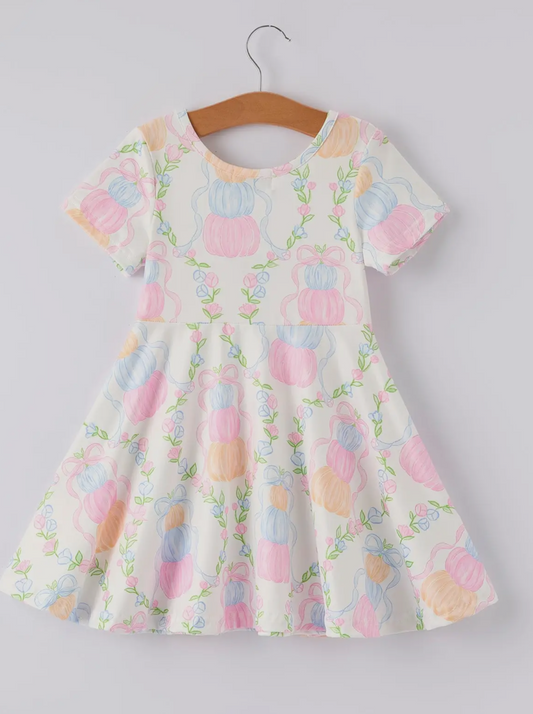 PUMPKIN BOW DRESS