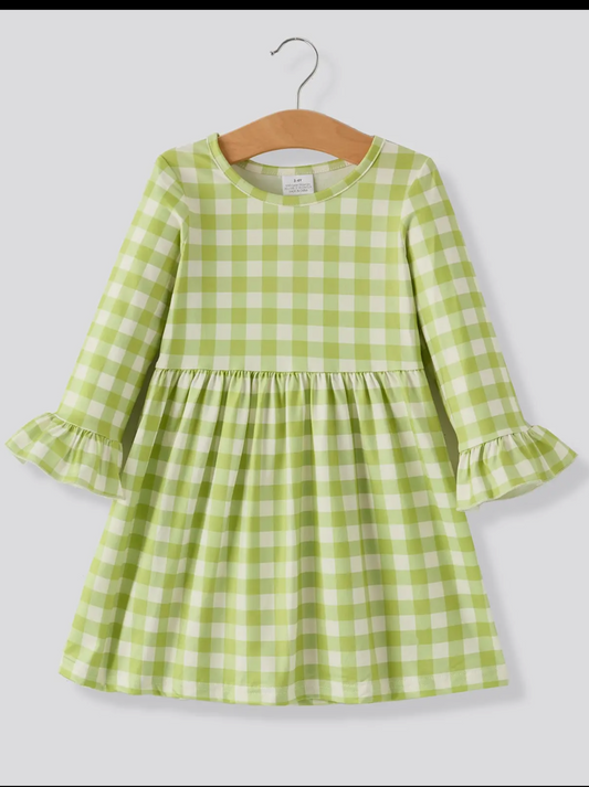 PLAID DRESS