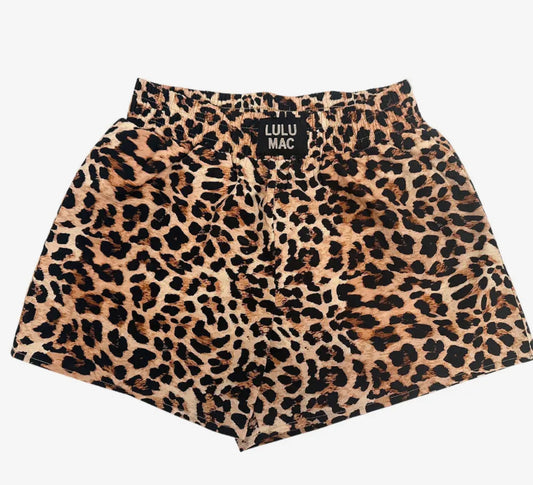 LEOPARD LULU MAC BOXER SHORT