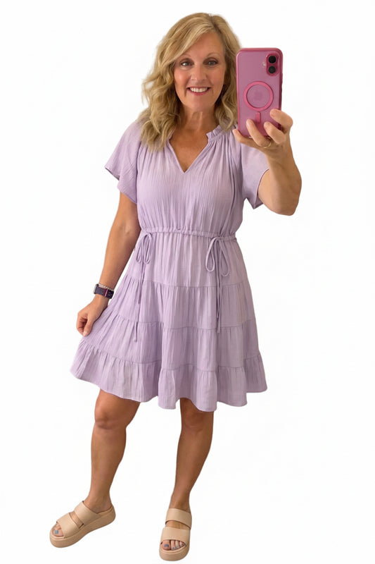 LAVENDER POP DRESS