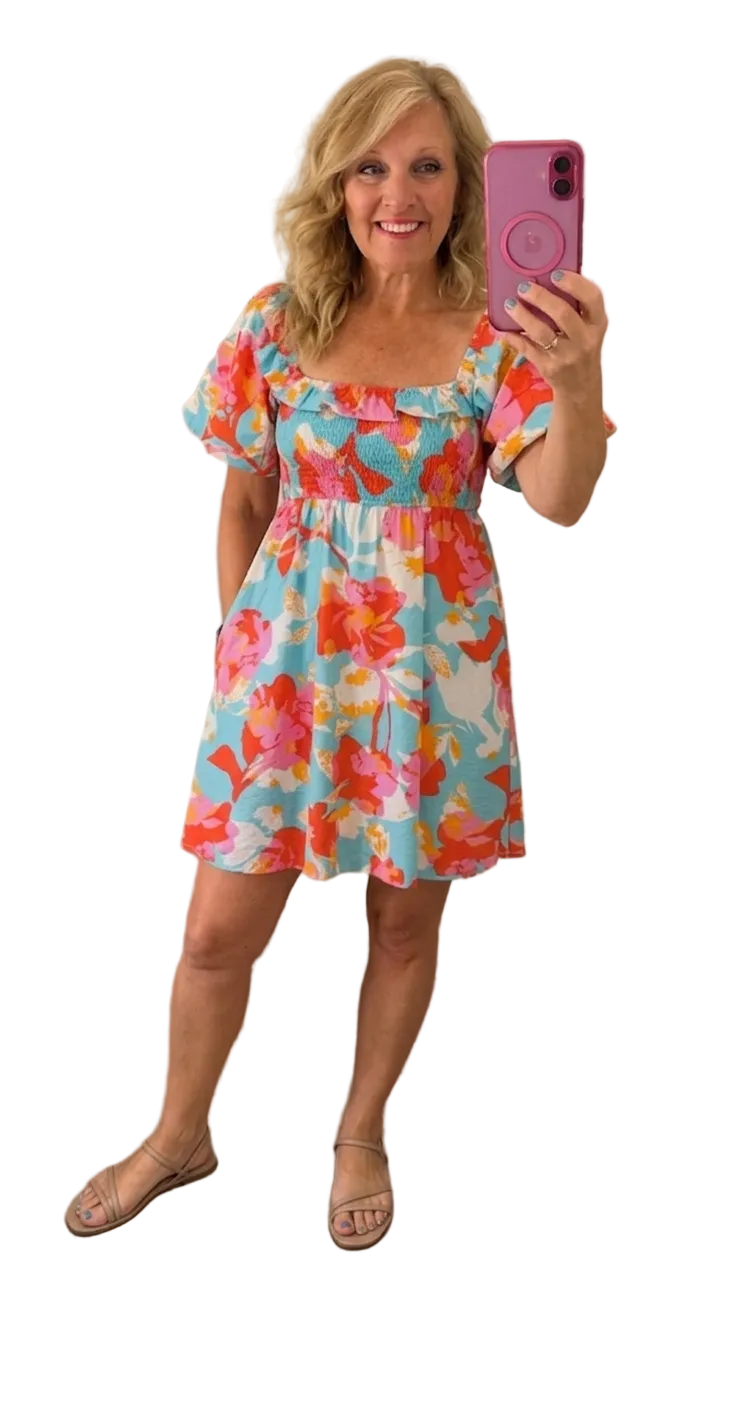 TROPICAL PARADISE  DRESS