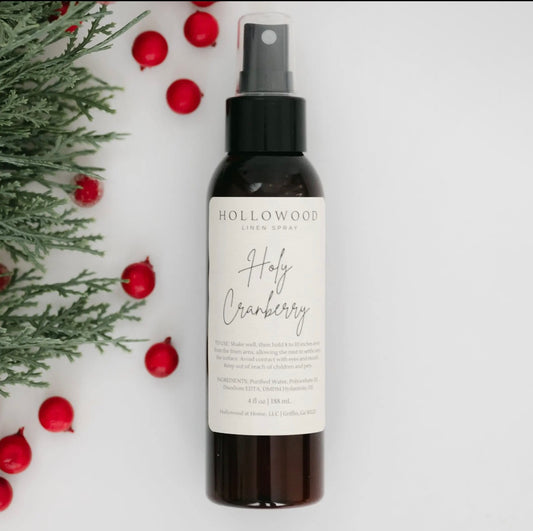 LINEN SPRAY: HOLY CRANBERRY