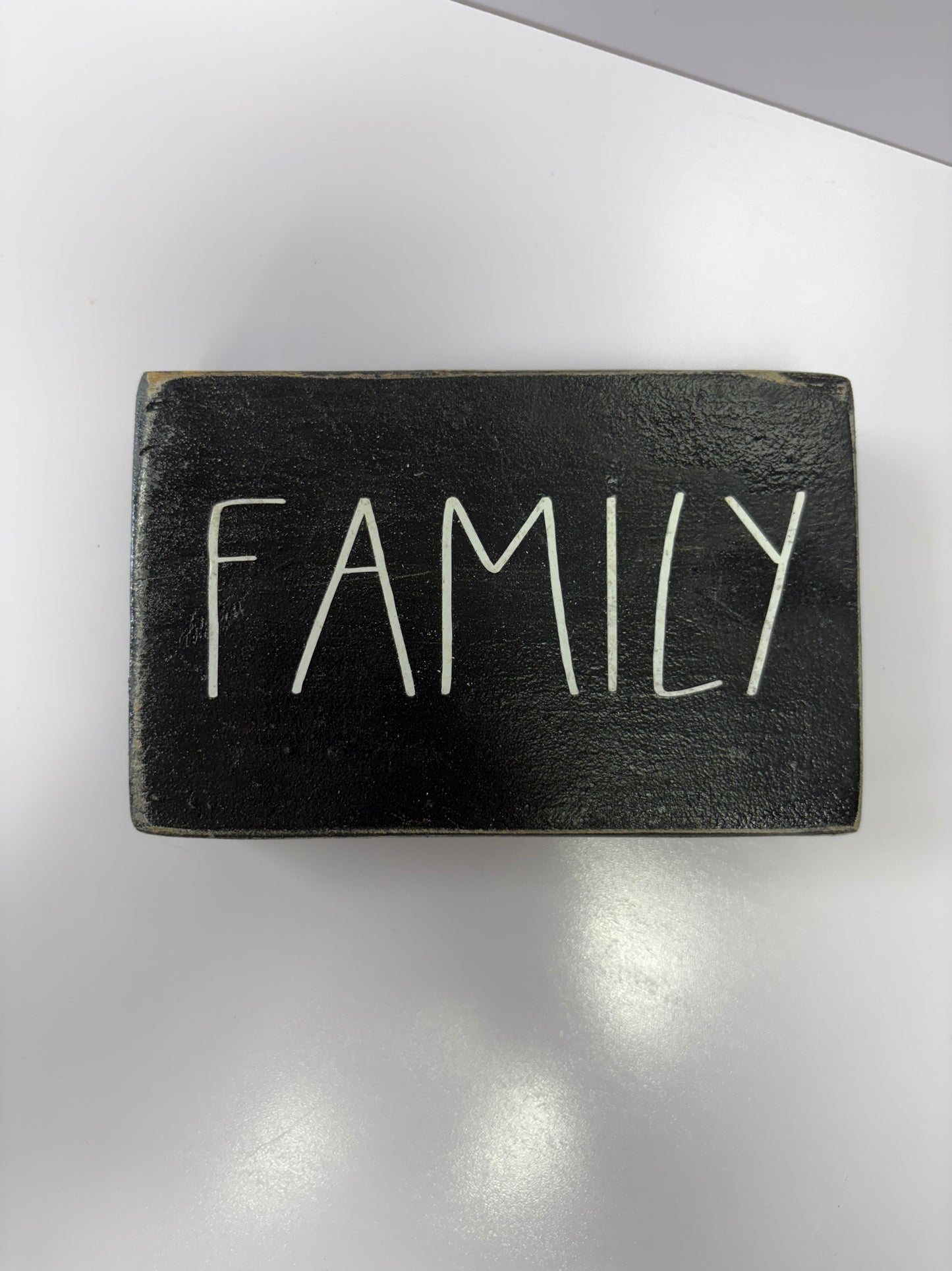 SMALL WOOD FAMILY BLOCK