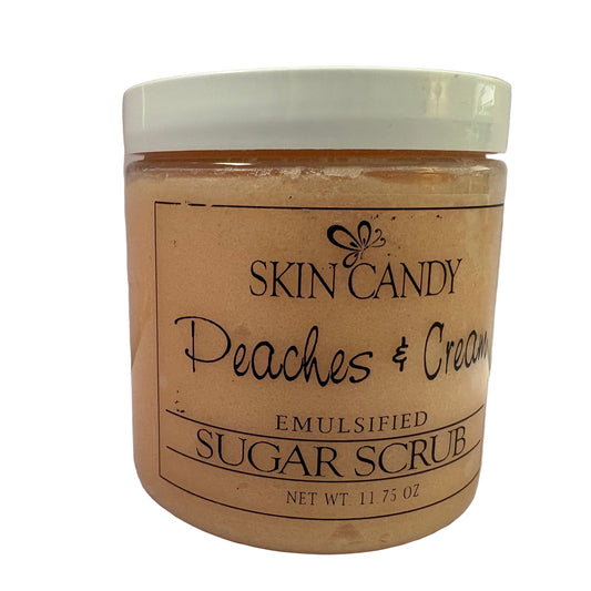 EMULSIFIED SUGAR SCRUB: PEACHES & CREAM