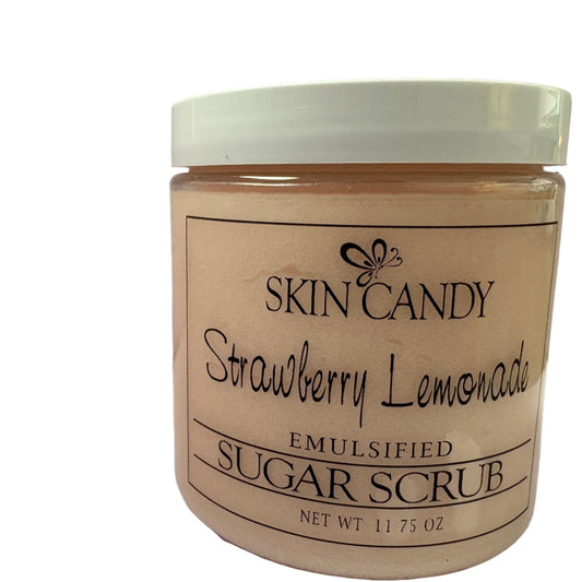 EMULSIFIED SUGAR SCRUB: STRAWBERRY LEMONADE