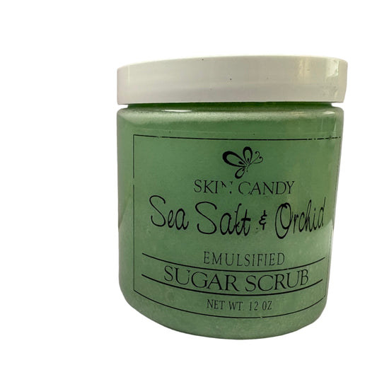EMULSIFIED SUGAR SCRUB: SEA SALT & ORCHID