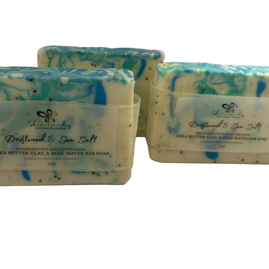 LUXURY BAR SOAPS: DRIFTWOOD & SEA SALT