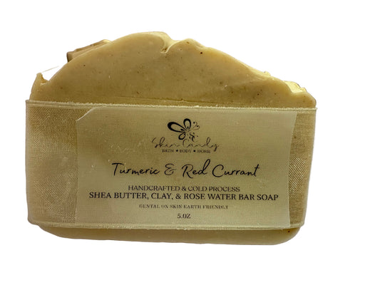 LUXURY BAR SOAP: TURMERIC & RED CURRANT