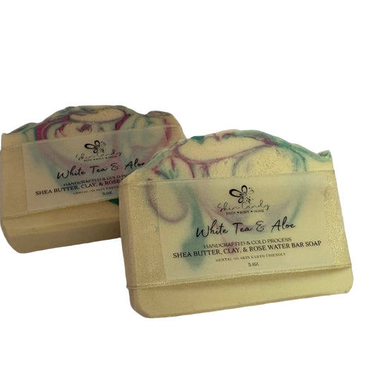 LUXURY BAR SOAP: WHITE TEA & ALOE