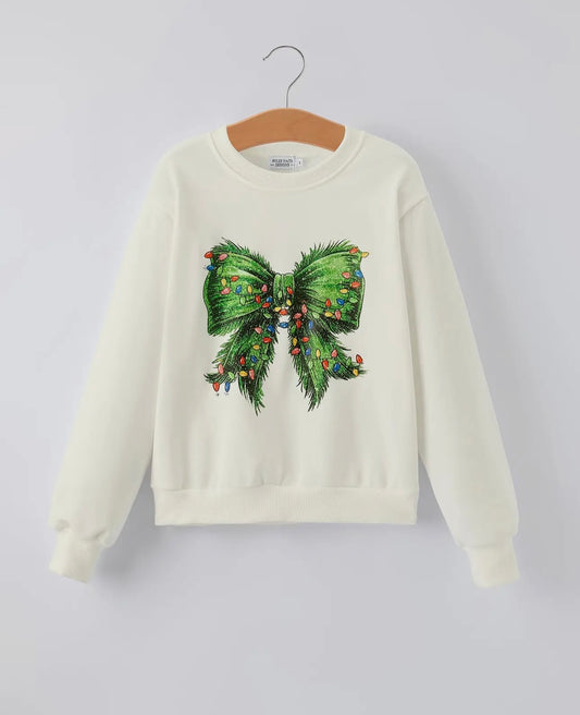 MOMMY CHRISTMAS BOW TOP
