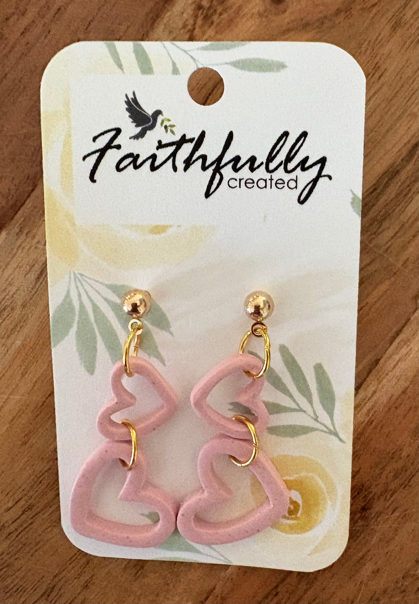 EARRINGS: WHISPERING HEART DANGLES