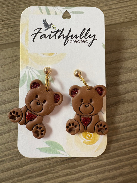 EARRINGS: LOVE BEARS