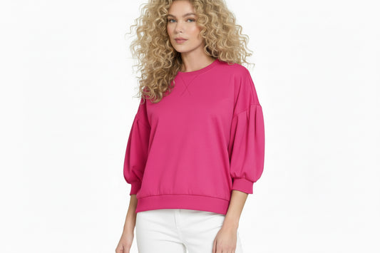 PETUNIA PINK PULLOVER