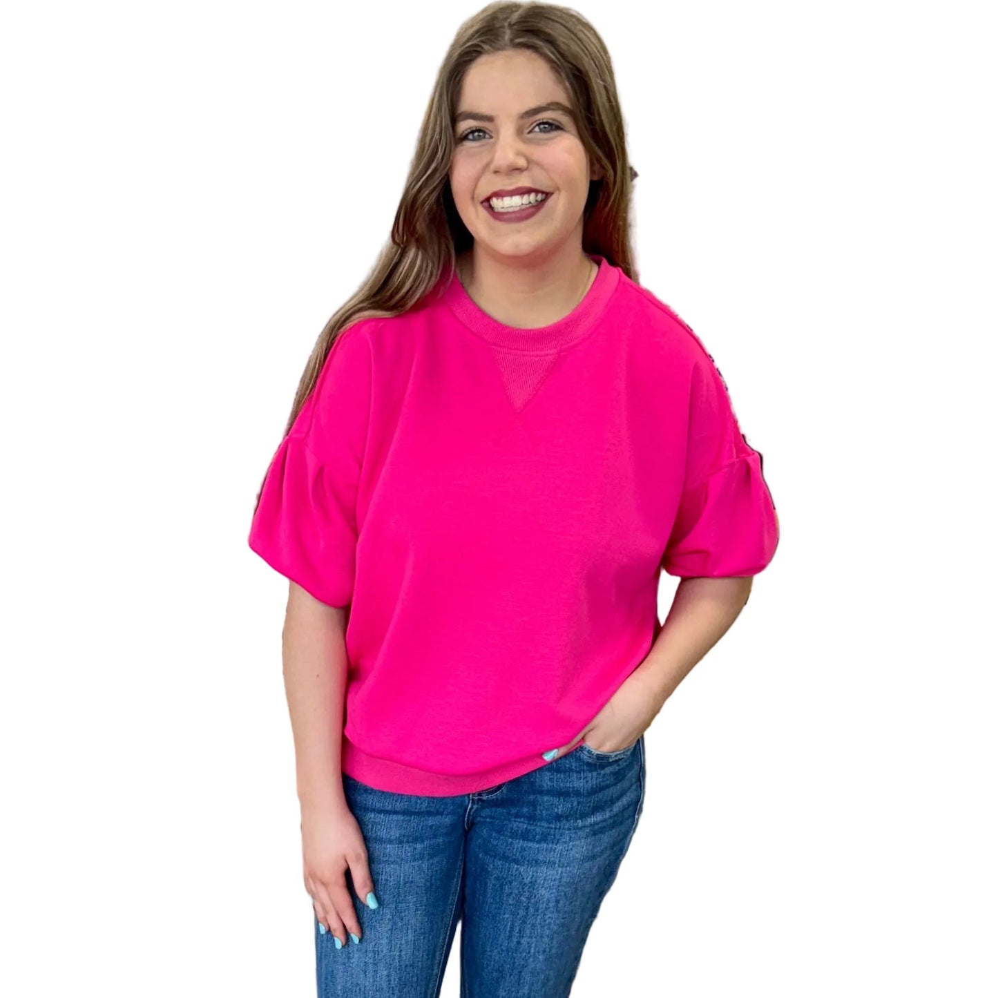 PETUNIA PINK PULLOVER